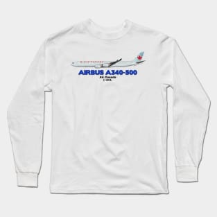 Airbus A340-500 - Air Canada Long Sleeve T-Shirt